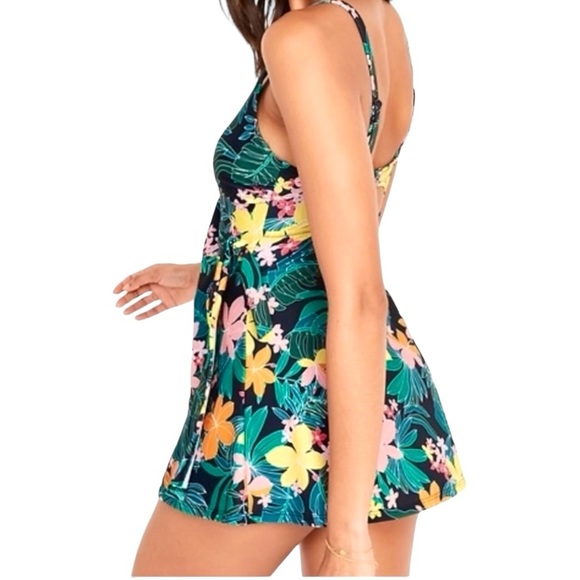 Old Navy Swim Dress Tropical Print Swimsuit - Picture 3 of 6